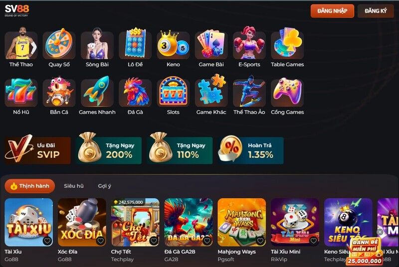 Khám phá toàn cảnh nền tảng SV88